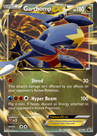 Garchomp-EX, XY Black Star Promos XY167