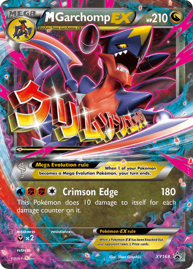 M Garchomp-EX, XY Black Star Promos XY168