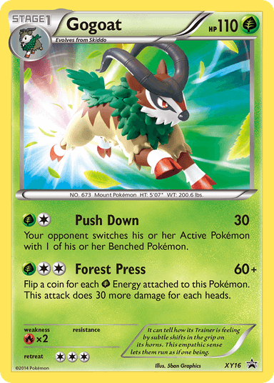 Gogoat, XY Black Star Promos XY16