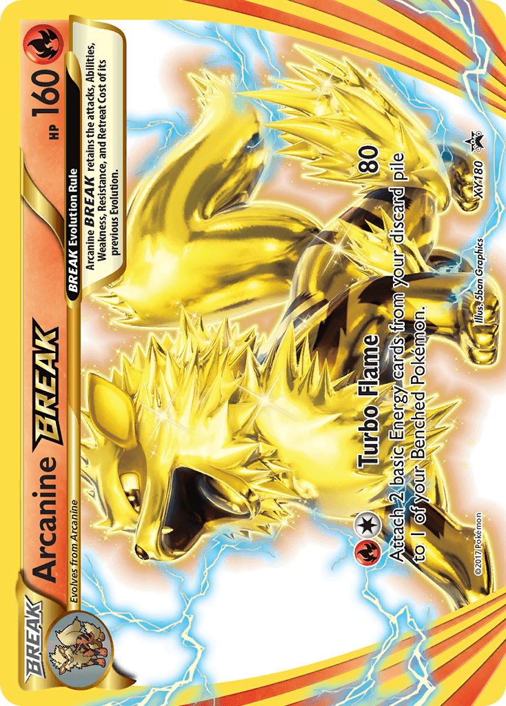 Arcanine BREAK, XY Black Star Promos XY180