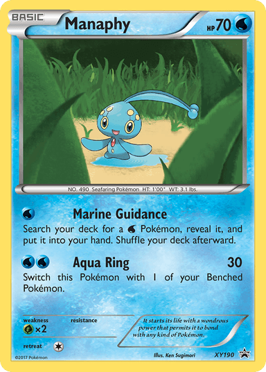 Manaphy, XY Black Star Promos XY190