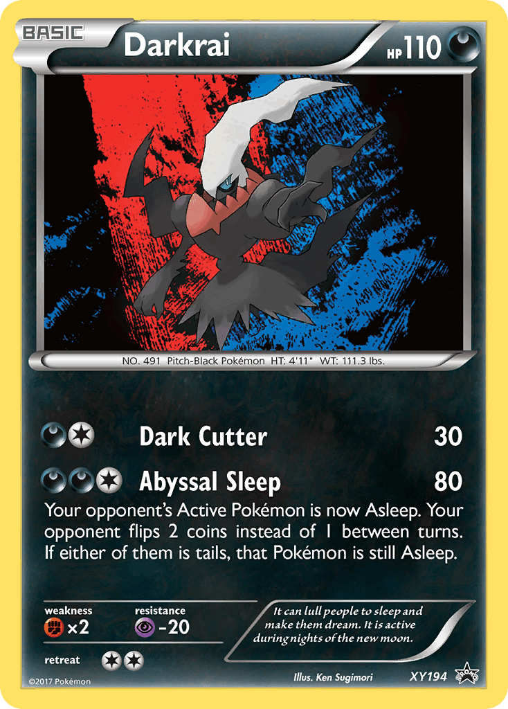 Darkrai, XY Black Star Promos XY194