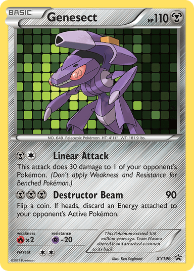 Genesect, XY Black Star Promos XY196
