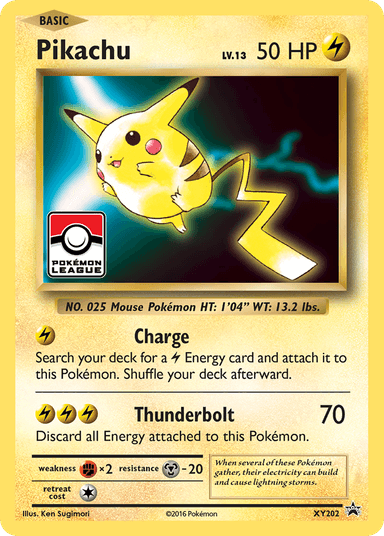 Pikachu, XY Black Star Promos XY202