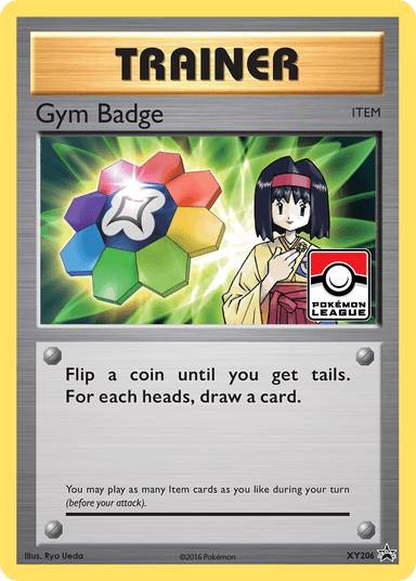 Gym Badge, XY Black Star Promos XY206