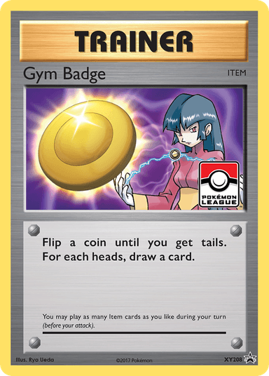 Gym Badge, XY Black Star Promos XY208
