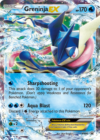 Greninja-EX, XY Black Star Promos XY20