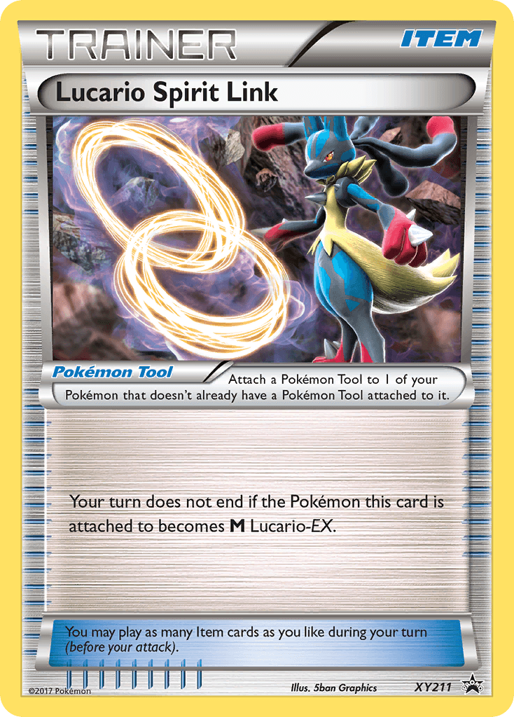 Lucario Spirit Link, XY Black Star Promos XY211