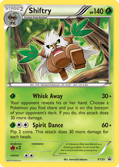 Shiftry, XY Black Star Promos XY23
