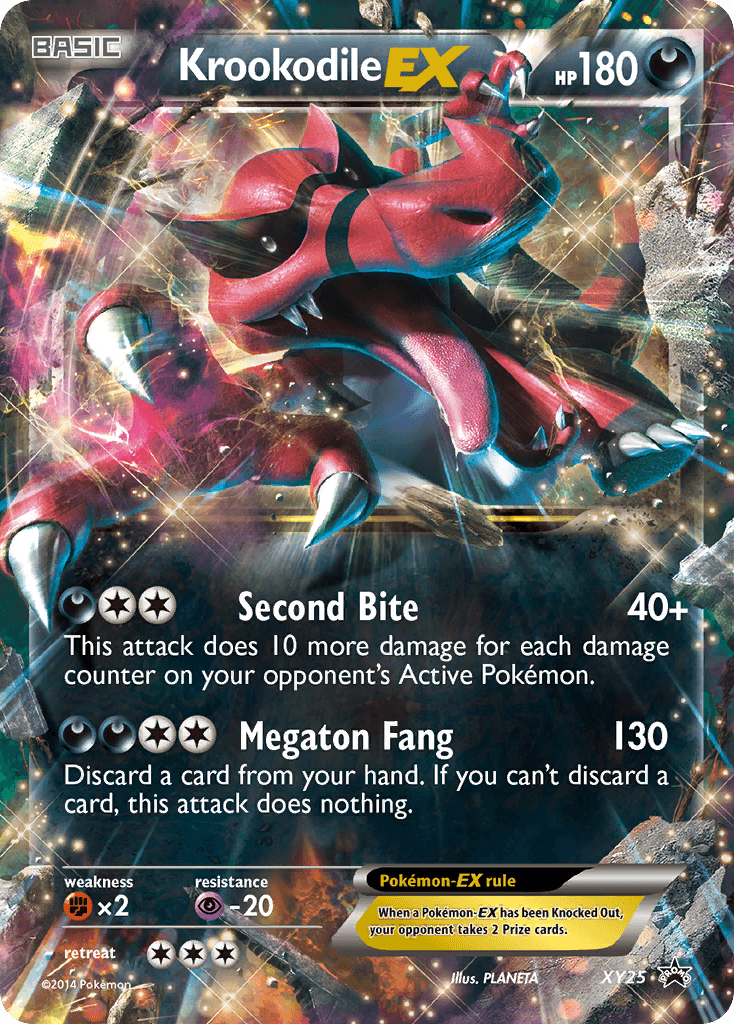 Krookodile-EX, XY Black Star Promos XY25