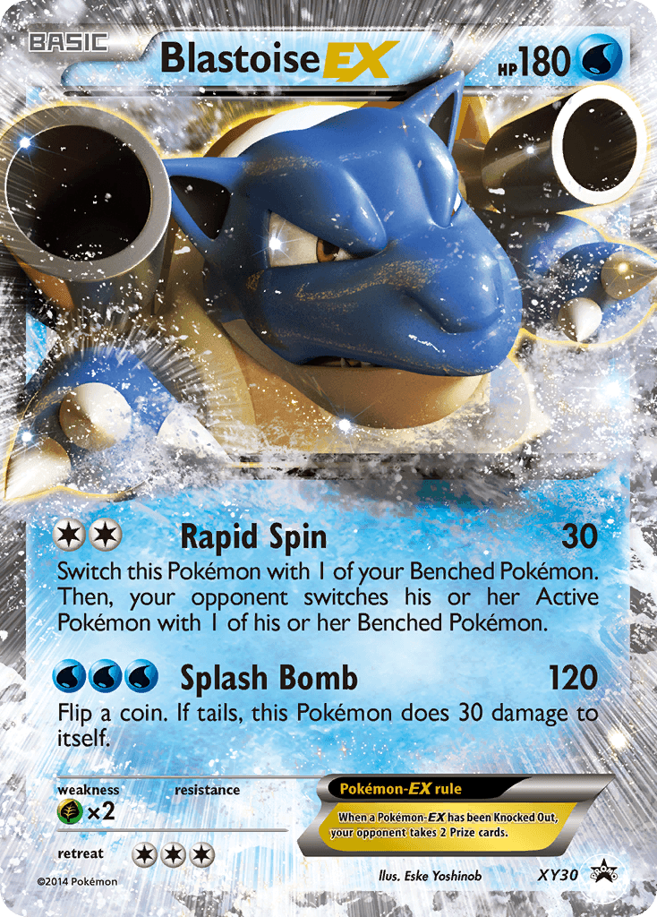 Blastoise-EX, XY Black Star Promos XY30