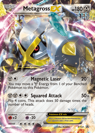 Metagross-EX, XY Black Star Promos XY34