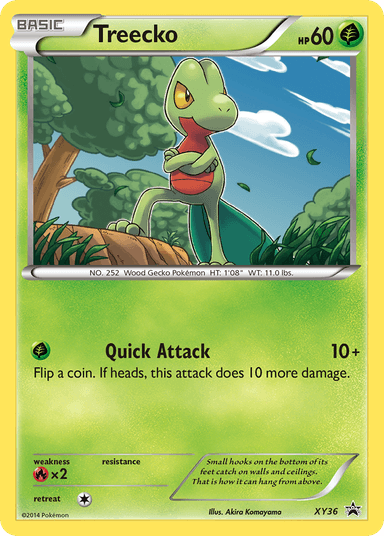 Treecko, XY Black Star Promos XY36
