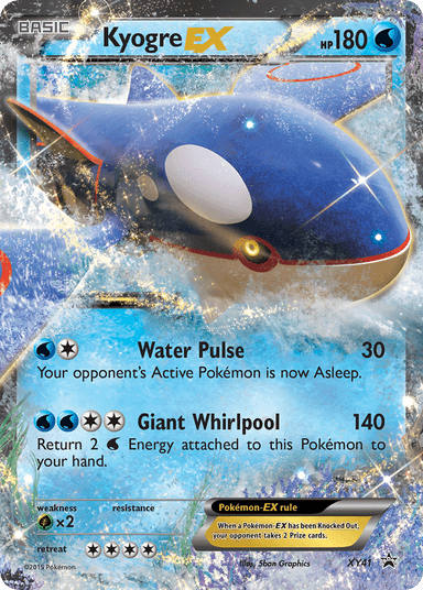Kyogre-EX, XY Black Star Promos XY41