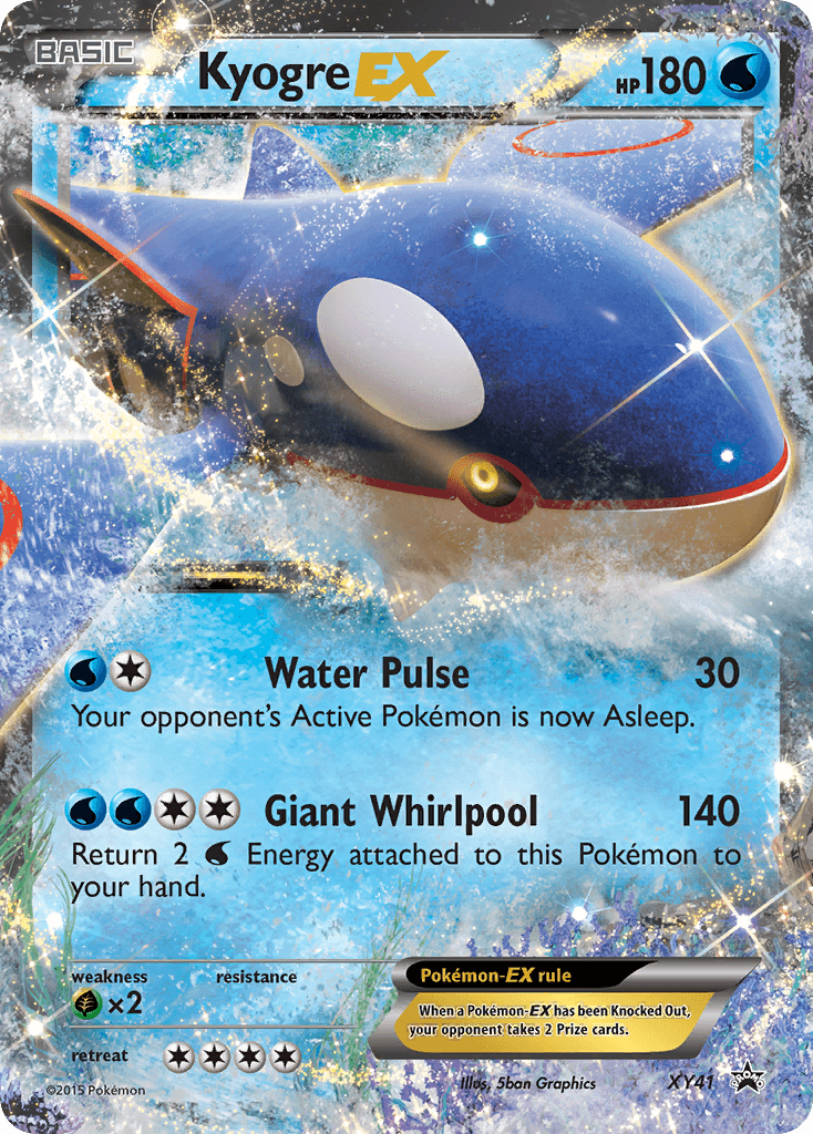 Kyogre-EX, XY Black Star Promos XY41