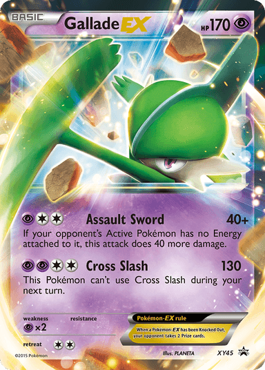 Gallade-EX, XY Black Star Promos XY45
