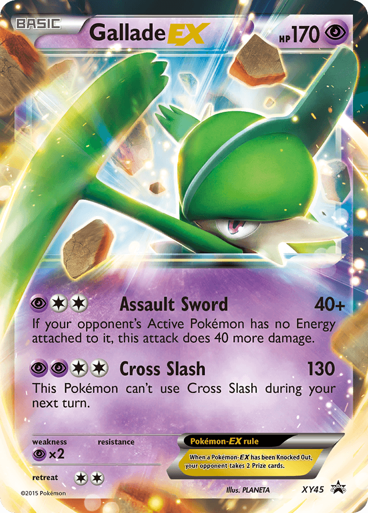 Gallade-EX, XY Black Star Promos XY45