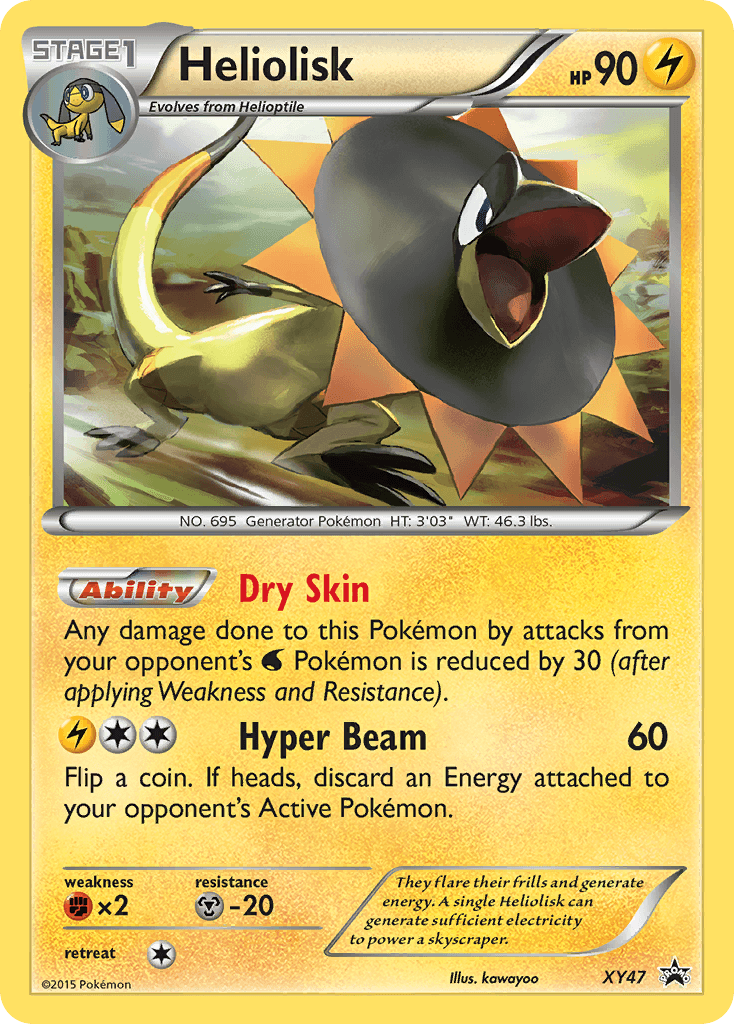 Heliolisk, XY Black Star Promos XY47