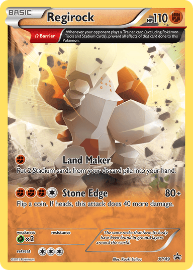 Regirock, XY Black Star Promos XY49