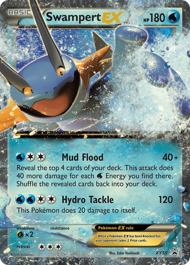 Swampert-EX, XY Black Star Promos XY55