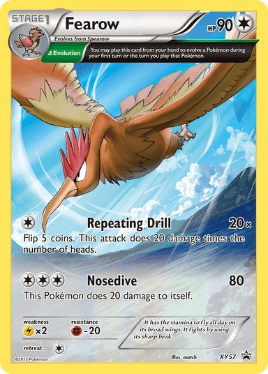 Fearow, XY Black Star Promos XY57