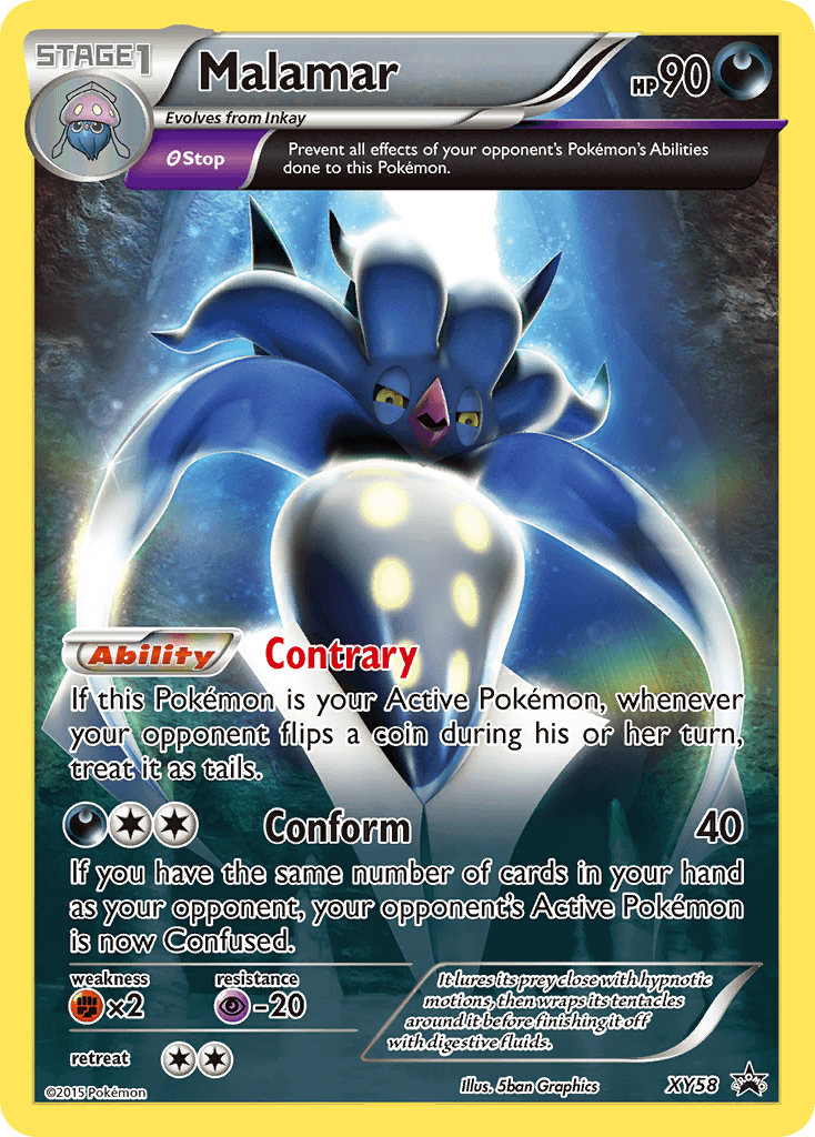 Malamar, XY Black Star Promos XY58