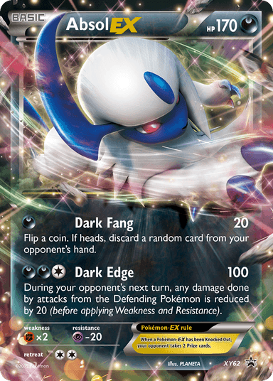 Absol-EX, XY Black Star Promos XY62