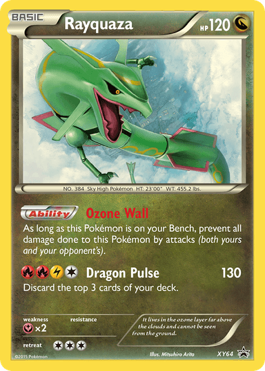Rayquaza, XY Black Star Promos XY64