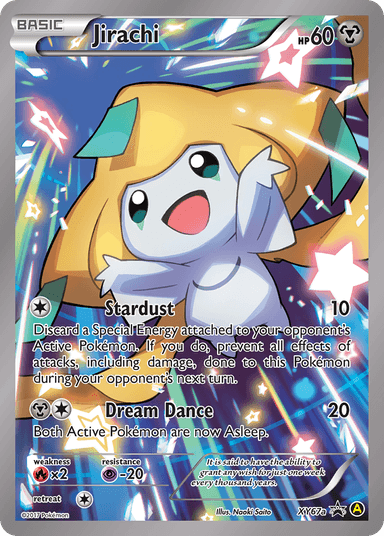 Jirachi, XY Black Star Promos XY67a