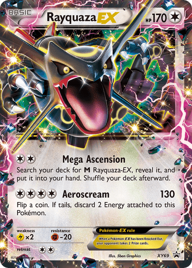 Rayquaza-EX, XY Black Star Promos XY69