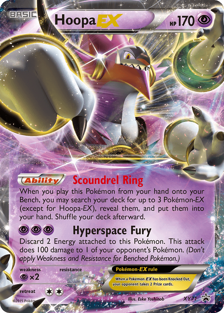 Hoopa-EX, XY Black Star Promos XY71