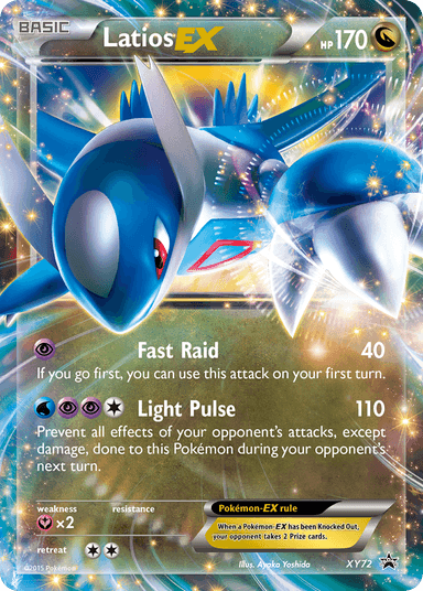 Latios-EX, XY Black Star Promos XY72