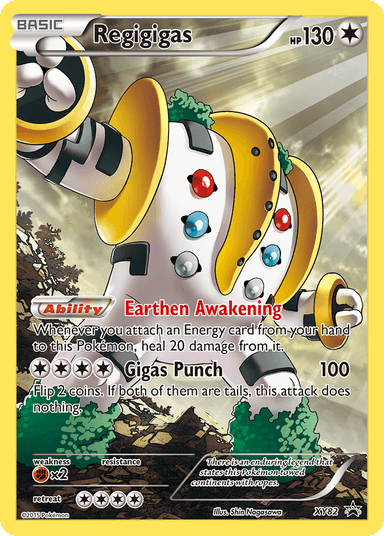 Regigigas, XY Black Star Promos XY82