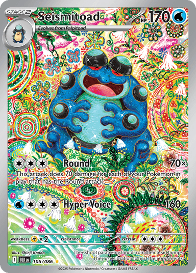 Seismitoad, Black Bolt 105