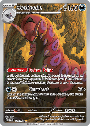 Scolipede, Black Bolt 134