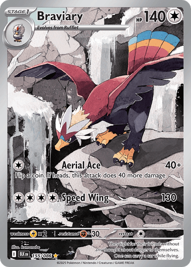 Braviary, Black Bolt 155