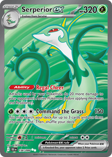 Serperior ex, Black Bolt 156