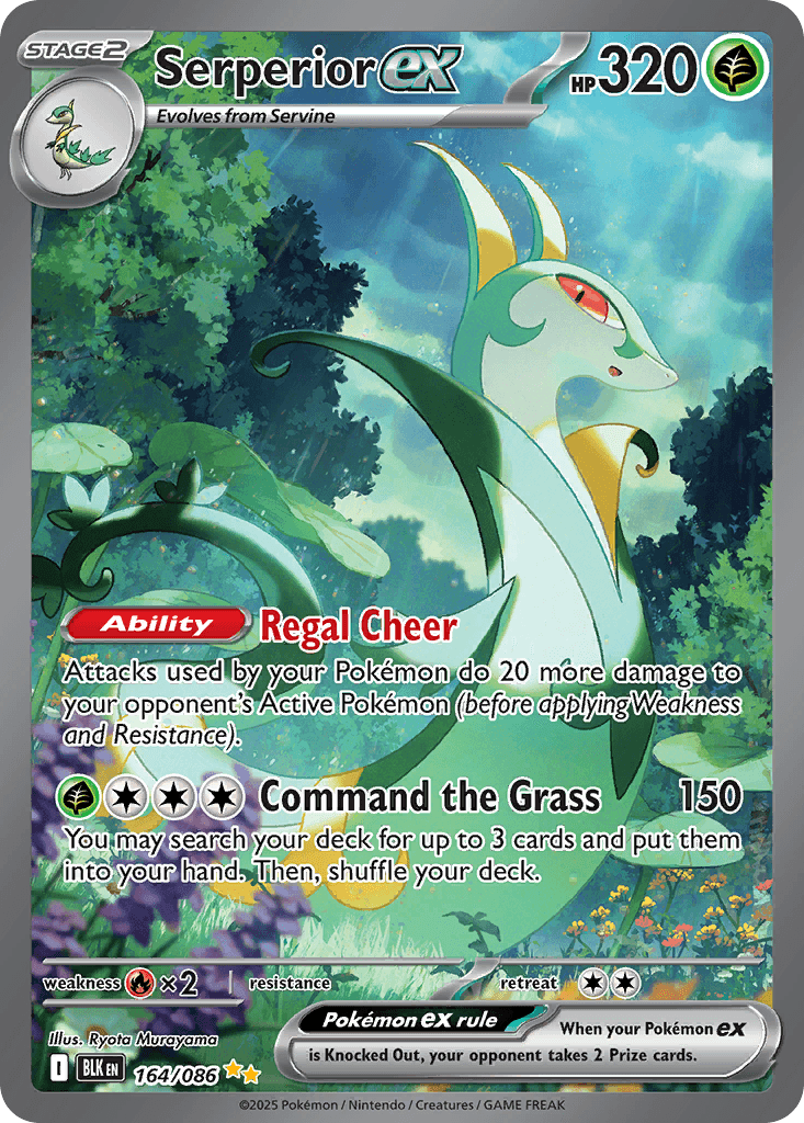 Serperior ex, Black Bolt 164