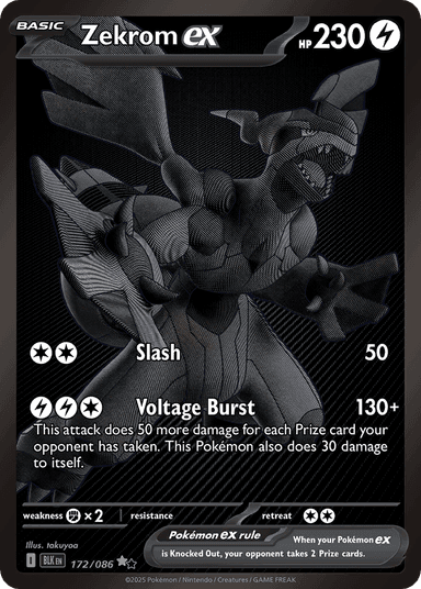 Zekrom ex, Black Bolt 172