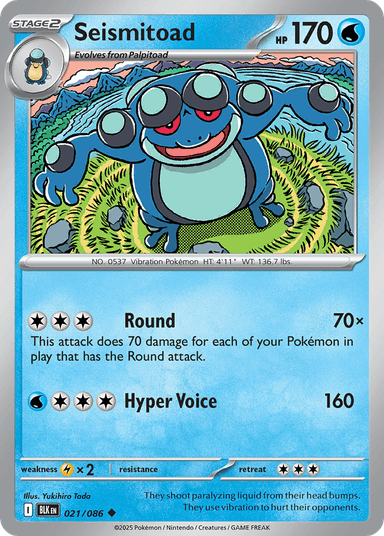 Seismitoad, Black Bolt 21