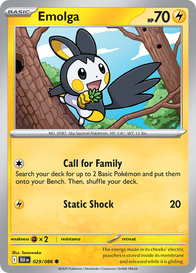 Emolga, Black Bolt 29