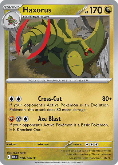 Haxorus, Black Bolt 70
