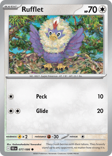 Rufflet, Black Bolt 77