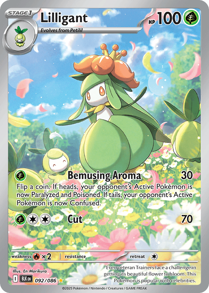 Lilligant, Black Bolt 92