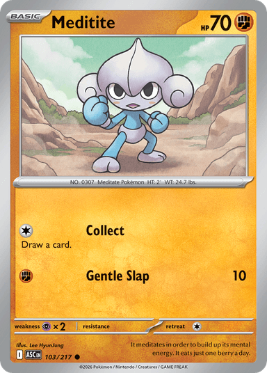 Meditite, Ascended Heroes 103