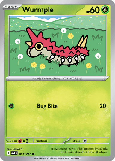 Wurmple, Ascended Heroes 11