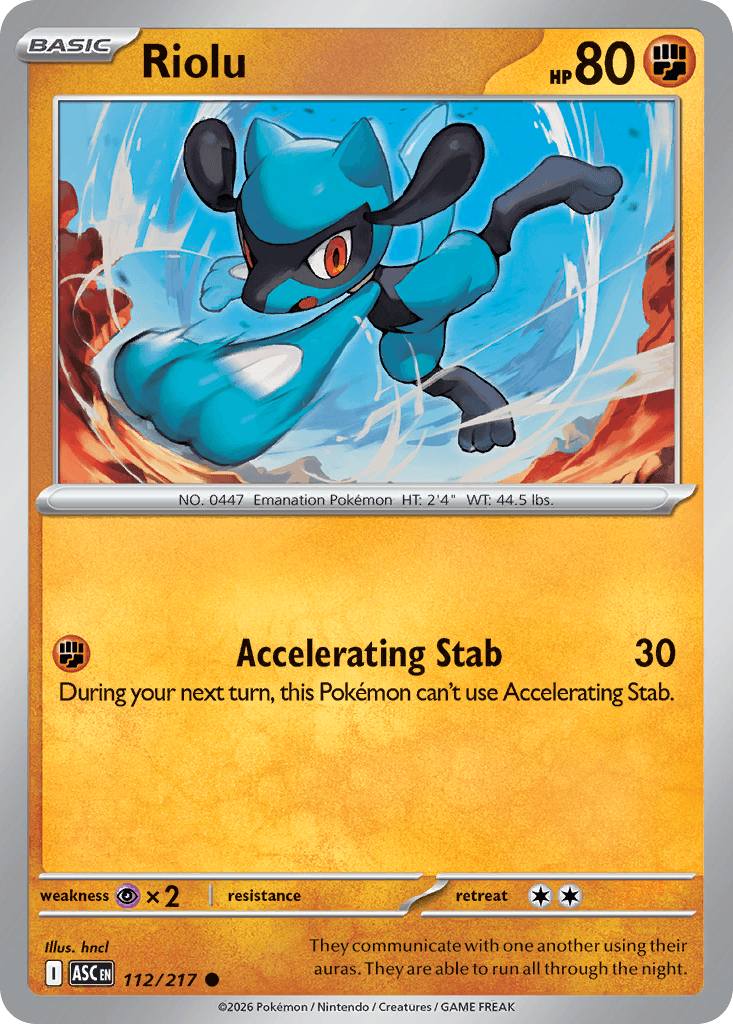 Riolu, Ascended Heroes 112
