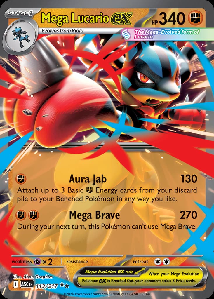 Mega Lucario ex, Ascended Heroes 113