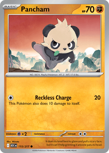 Pancham, Ascended Heroes 115