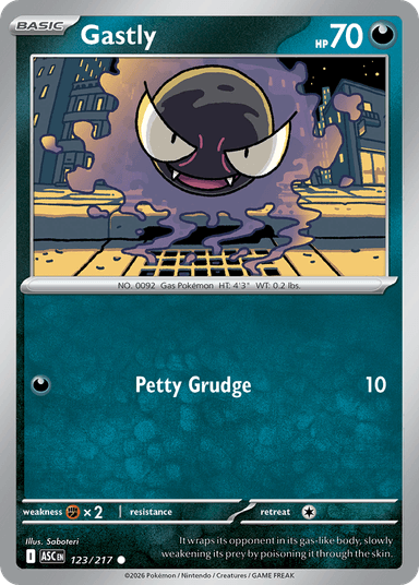 Gastly, Ascended Heroes 123